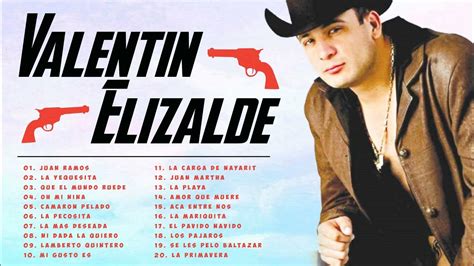 Valentin Elizalde Puros Corridos Las 20 Mejores Exitos De Valentin