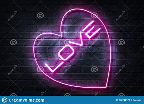 Love Is Love Neon Text Vector Design Template Lgbt Neon Logo Light