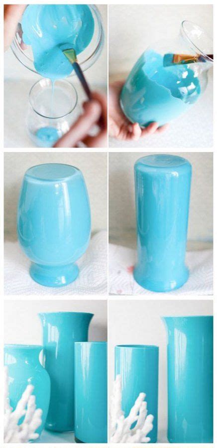 61 New Ideas Wedding Centerpieces Navy Blue Color Inspiration Diy Vase Diy Glass Painted