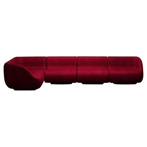 Six Element Modular U-Sofa with Detachable Swivel Base Lounge Chairs