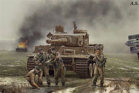 Pin On Tiger Tank Tank Art