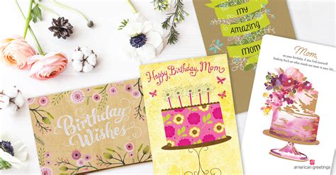 May your smile shine as bright as the candles on your cake! Birthday card wishes for mom