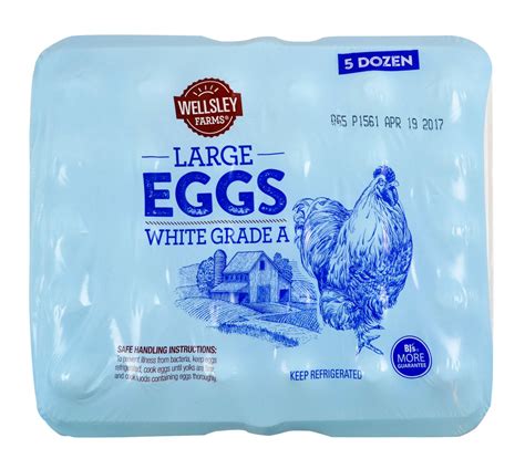 Wellsley Farms Large White Eggs 5 Pk12 Ct Oceanbargains