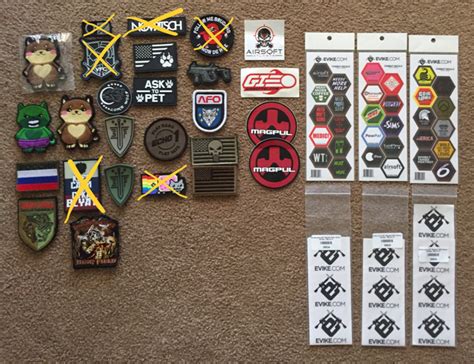 Patches Stickers Airsoft Lot Hopup Airsoft