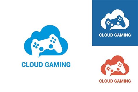 Premium Vector Cloud Gaming Logo Template Design