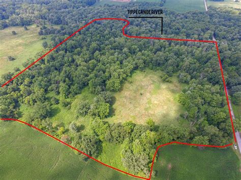 Land For Sale 52 Wooded Acres On The Tippecanoe River Marshall