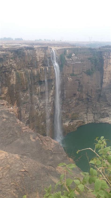 Bahut Waterfall Of Madhya Pradesh India Stock Image Image Of Water