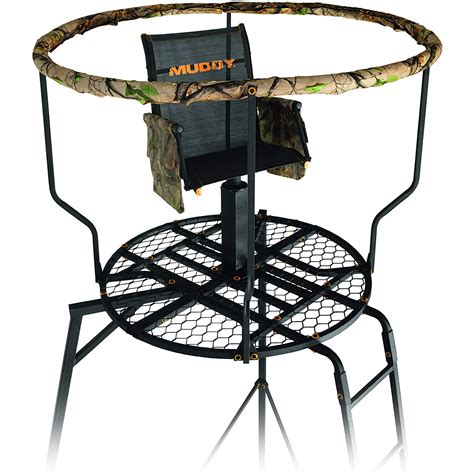 Muddy Mtp3000 Liberty 16 Foot High Deer Hunting Tri Pod Stand With Flex