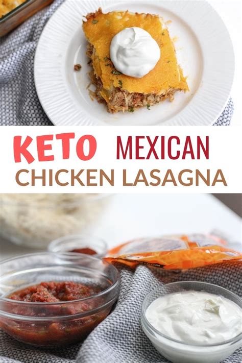 Easy Mexican Chicken Lasagna Chicken Lasagna Beef Recipes Low Carb