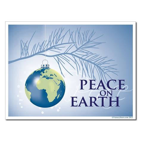 Peace On Earth Christmas Lawn Display 18x24 Yard Sign Decoration