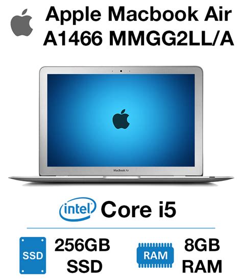 Get 3% daily cash back with apple card. Apple Macbook Air A1466 MMGG2LL/A Core i5 | 8GB | 256GB ...