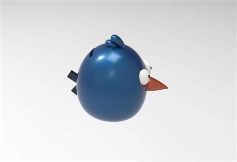 Angry Birds Moneybox 3d Model Cgtrader