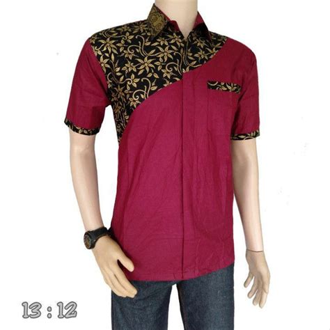 Baju batik pria kemeja batik modern eksklusif harga murah elevenia. Model Baju Cowok Kombinasi Batik Dan Polos - Model Baju Terbaik