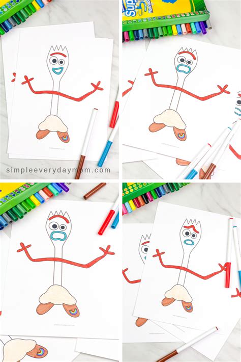 Select from 35919 printable coloring pages of cartoons, animals, nature, bible and many more. Toy Story 4 Forky Coloring Pages For Kids | Coloring pages ...