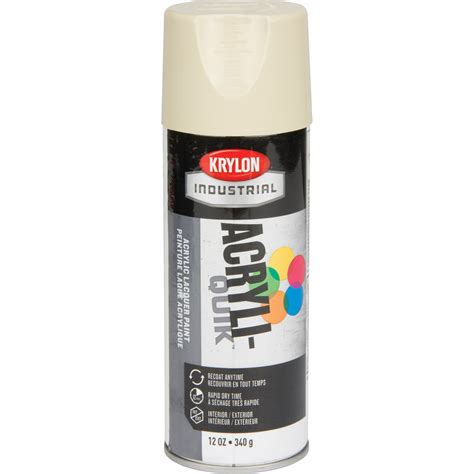 Krylon Industrial Spray Paint Beige Gloss 12 Oz Aerosol Can Scn