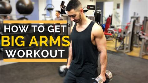 How To Get Big Thick Arms Workout For Skinny Guys Bicep And Tricep