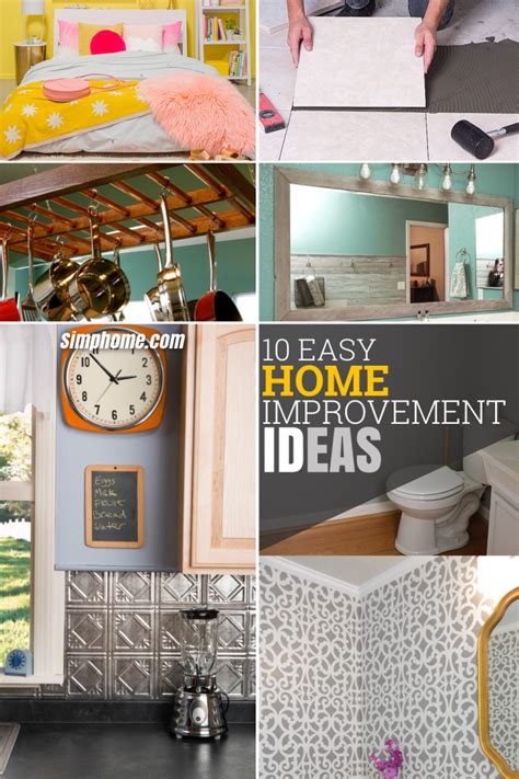 10 Easy Home Improvement Ideas Simphome