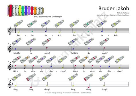 Jakob als jungenname ♂ herkunft, bedeutung & namenstag im überblick ✔ alle infos zum namen jakob auf vorname.com entdecken. Glockenspiel: Bruder Jakob | Musik lernen, Noten, Kinder lied