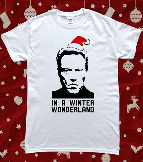 Christmas Christopher Walken Winter Wonderland T Shirt Hallion Clothing