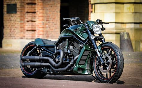 Descargar Fondos De Pantalla Thunderbike Veneno Verde Harley Davidson