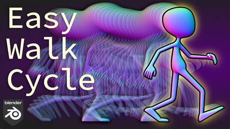 Easy Walk Cycle Character Animation With Blender Youtube