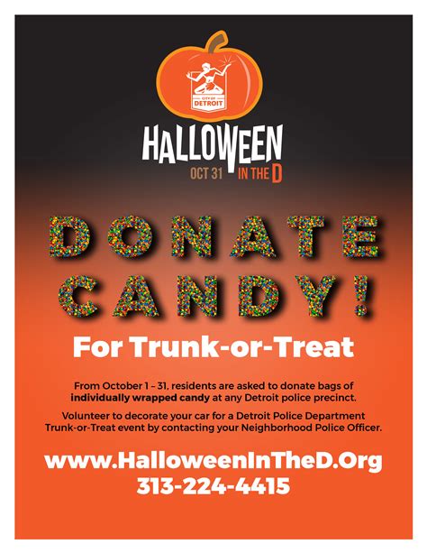 Halloween Candy Donation Flyer The Cake Boutique