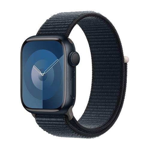 buy apple watch series 9 gps 41mm midnight aluminium case with midnight sport loop apple in