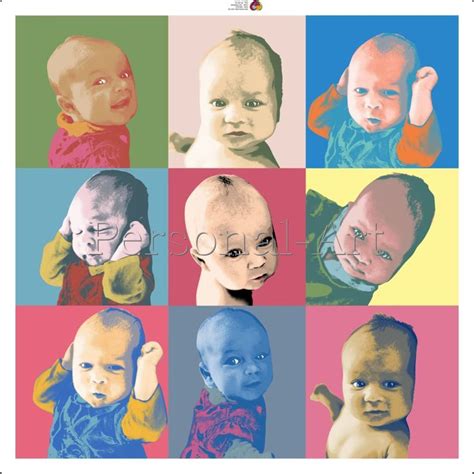 Andy Warhols Style Portrait Grain Pop Art Pastel Colours ⋆ Pop Art