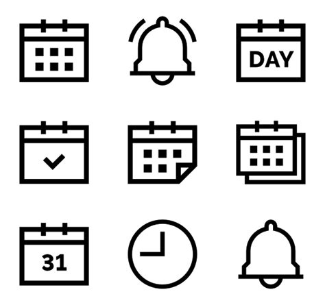 17 Free Vector Icons Of Time And Date Collection Designed By Freepik