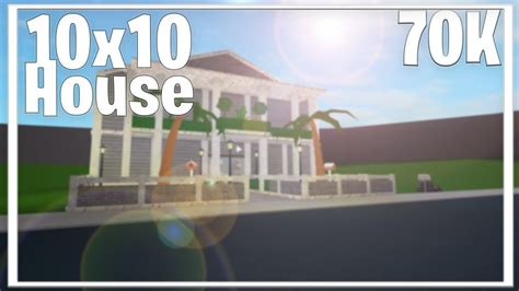 Roblox Welcome To Bloxburg 10x10 House Challenge Youtube