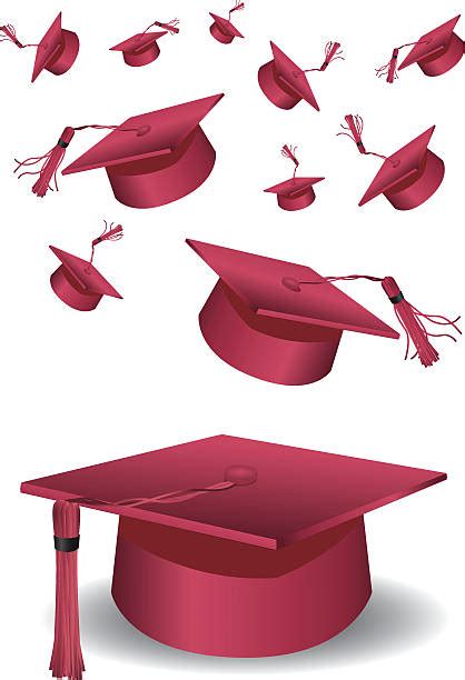Red Graduation Cap Illustrations Royalty Free Vector Graphics And Clip