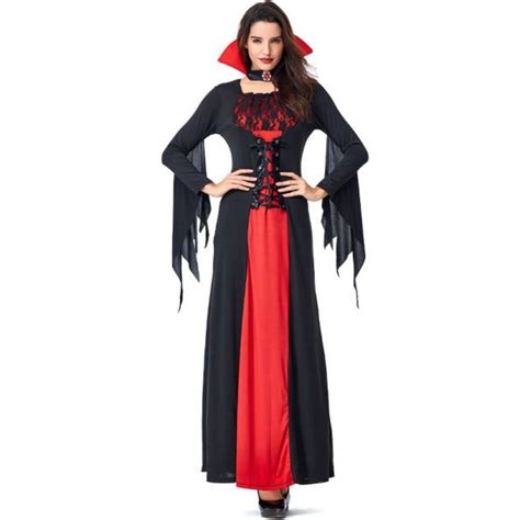 Gothic Womens Vampire Costumes Midnight Vampiress Vampira Costume
