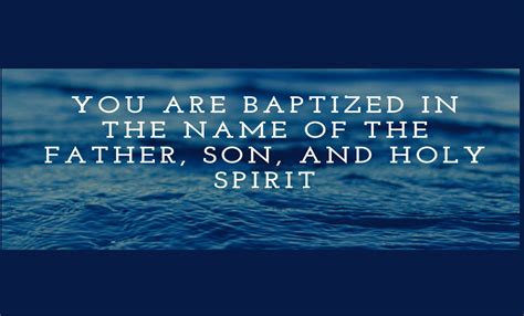 The trinitarian formula is the phrase in the name of the father, and of the son, and of the holy spirit (koinē greek: Holy Trinity