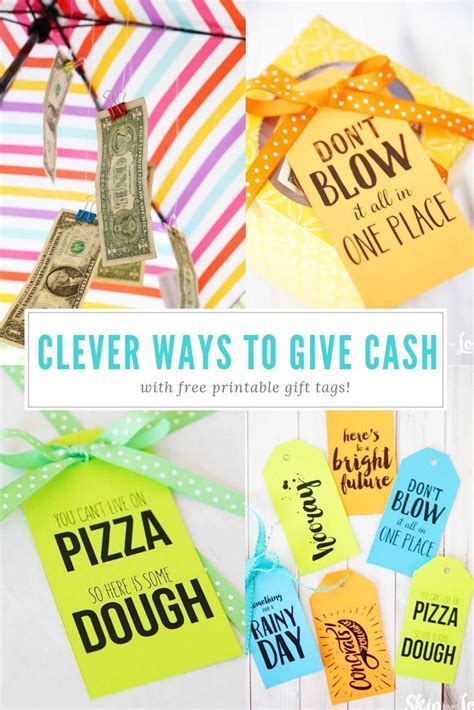 What brands give free birthday gifts. Here are creative ways to give money! Free printable gift ...