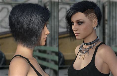 MRL Gem Hair for Genesis 3 and 8 Female | Daz 3D
