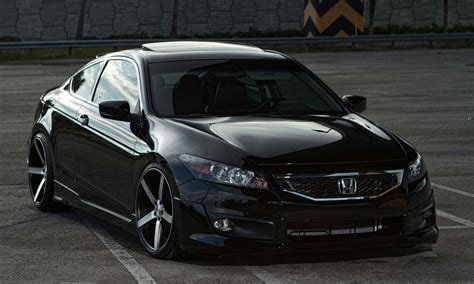 Download Grey Accord Coupe Black Honda Custom Rims Car Picture Hd By