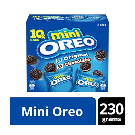 Buy Oreo Mini Mixed Chocolate And Original Cookies Multipack 230g Coles