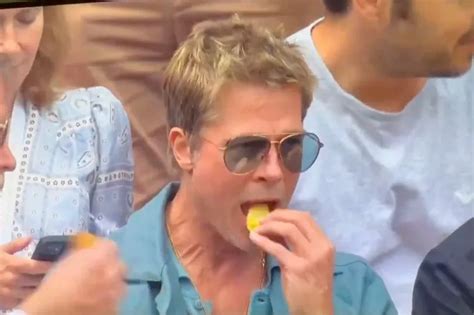 Las Im Genes Virales De Brad Pitt Con A Os En Wimbledon Burbuja Info