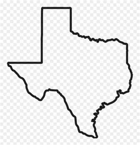 Texas Outline Transparent Texas State Outline Png Free Transparent