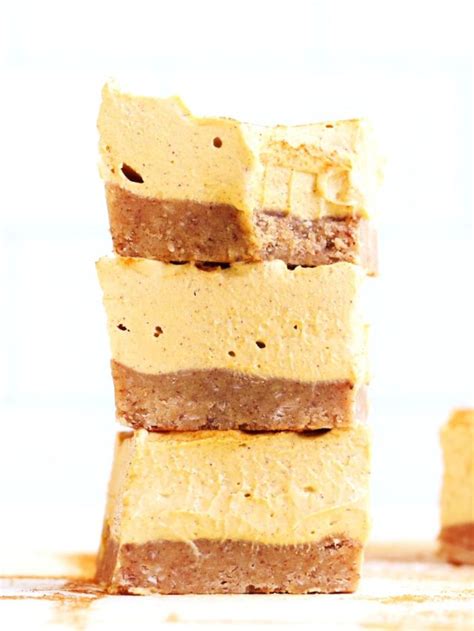 Vegan Pumpkin Cheesecake Bars The Toasted Pine Nut