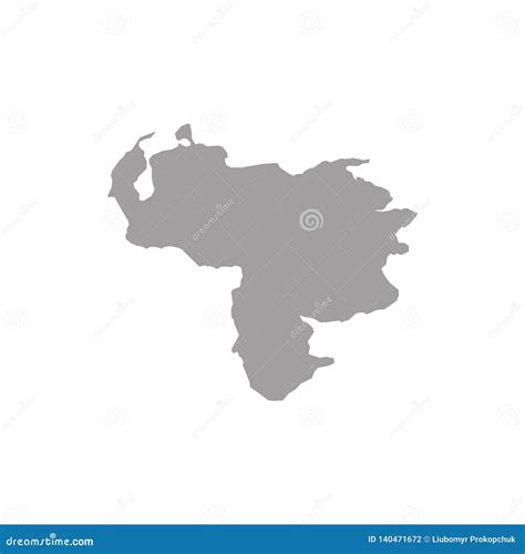 Venezuela Map Vector Venezuela Map Stock Vector Illustration Of
