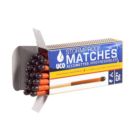 Uco Stormproof Matches For Survival Greenman Bushcraft