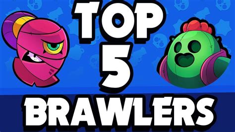 This list ranks brawlers from brawl stars in tiers based on how useful each brawler is in the game. TOP 5 BRAWLERS MAIS APELÃO DO BRAWL STARS - YouTube