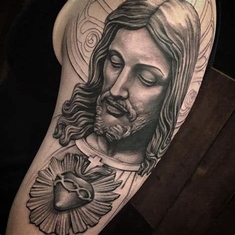 Tatuagem Jesus Cristo No Braço Clássica Em 2020 Tatuagem Jesus Cristo Tatuagem Tatuagem De