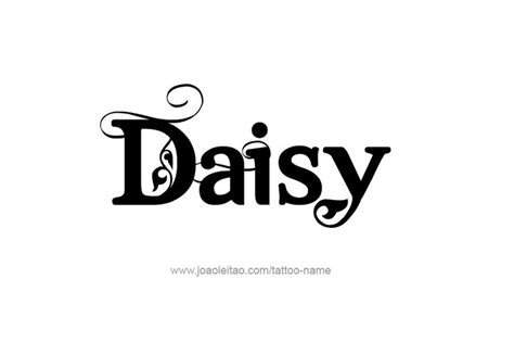 Daisy Name Tattoo Designs Daisy Tattoo Designs Name Tattoos Name Tattoo Designs
