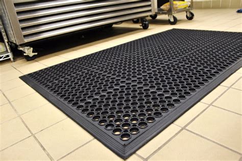 Black Anti Fatigue Floor Mat Indoor Commercial Industrial Heavy Duty