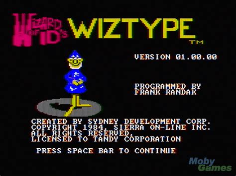 Terror game set in the house of the neighbor. Download Wizard of Id's WizType - My Abandonware