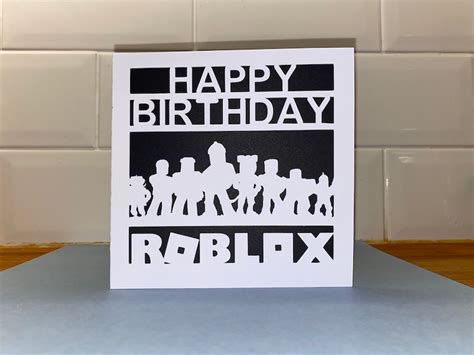 Roblox Themed Birthday Cards