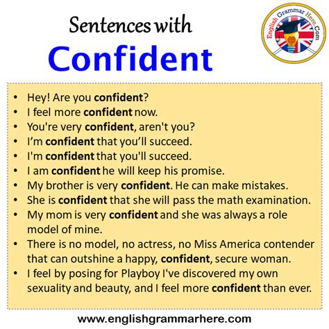 Sentences With Confident Archives English Grammar Here