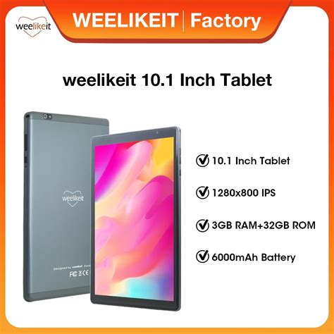 Weelikeit 101 Tablet 1280800 Hd Android 11 3gb 32gb 6000mah Battery